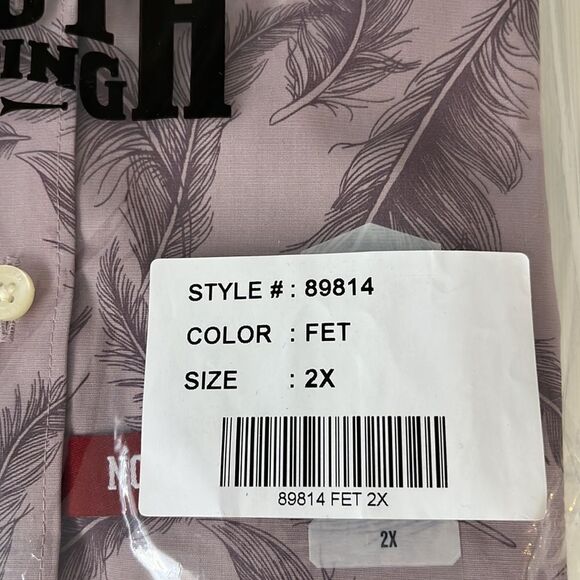 Duluth Trading Shirt Womens 2X Purple Wrinklefighter Tunic Top Blouse‎ - Picture 4 of 7